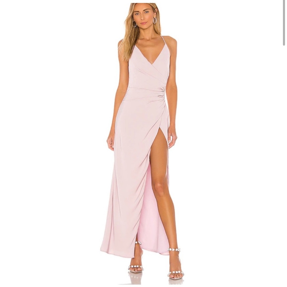 SuperDown belle slit maxi dress